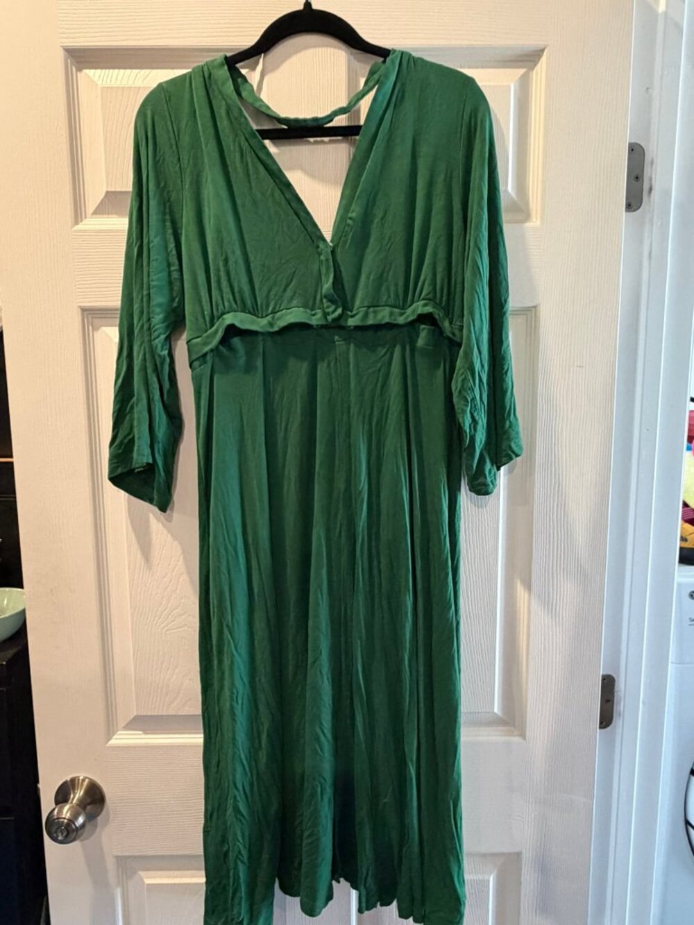 Lila Labor & Postpartum Gown in Emerald